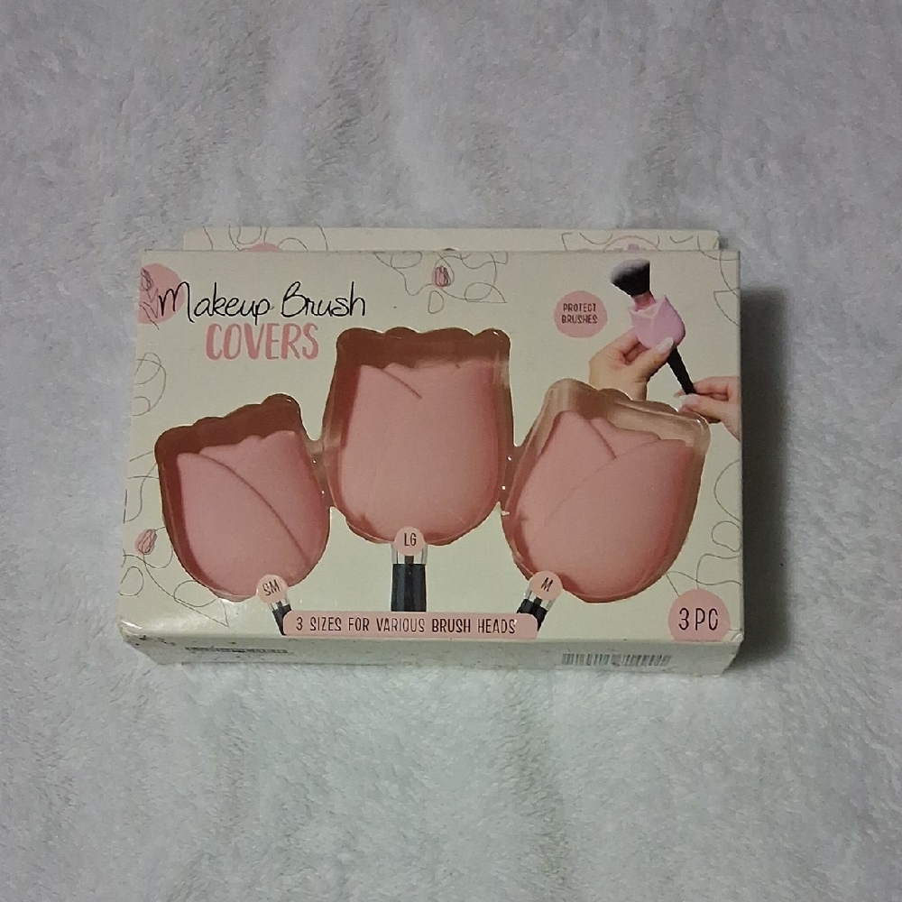 Pink Makeup Brush Covers Set